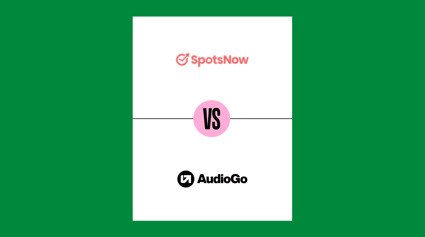Spotsnow Versus Audiogo 85317
