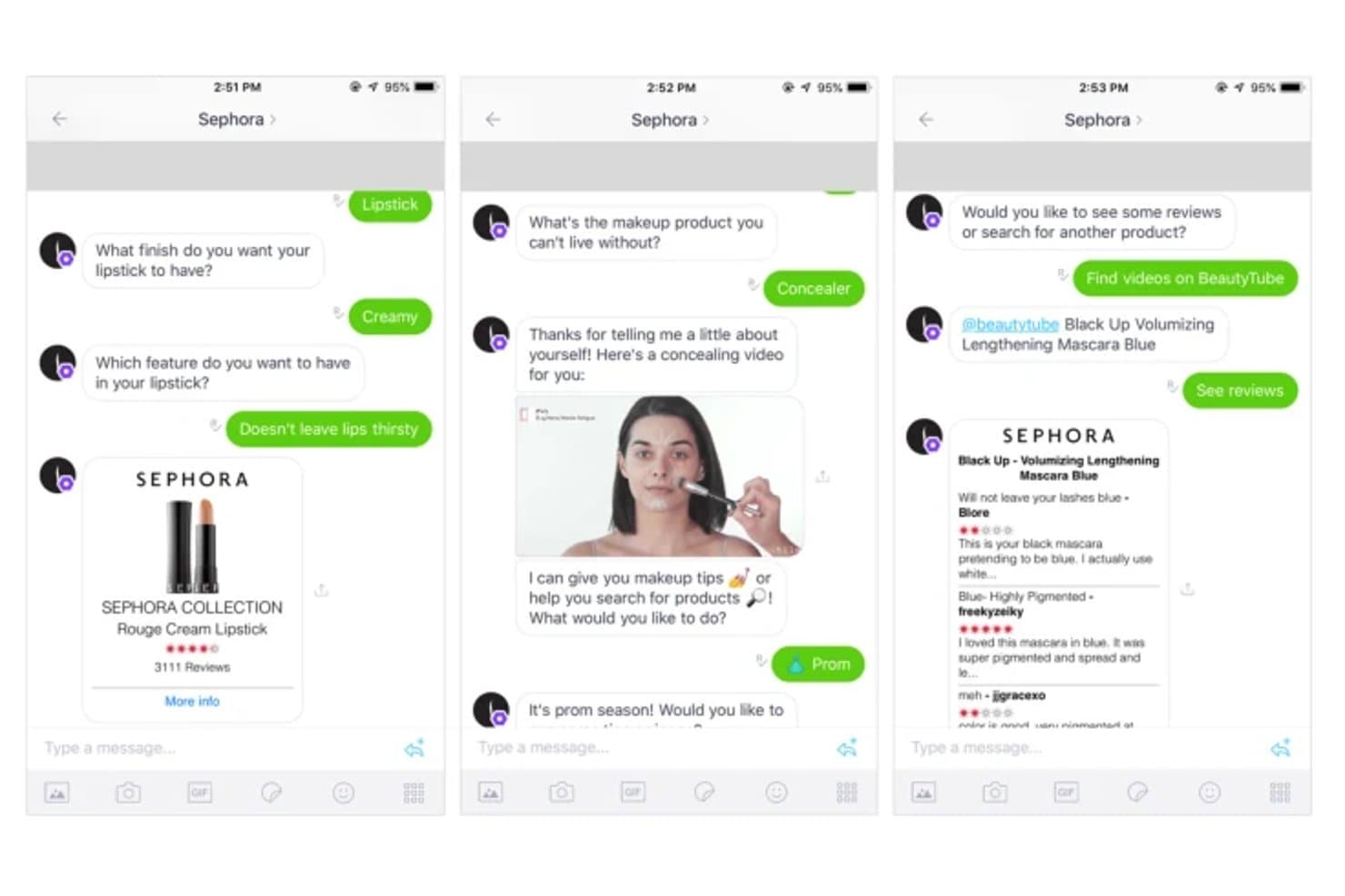 automated interactions via ChatBot's AI tools
