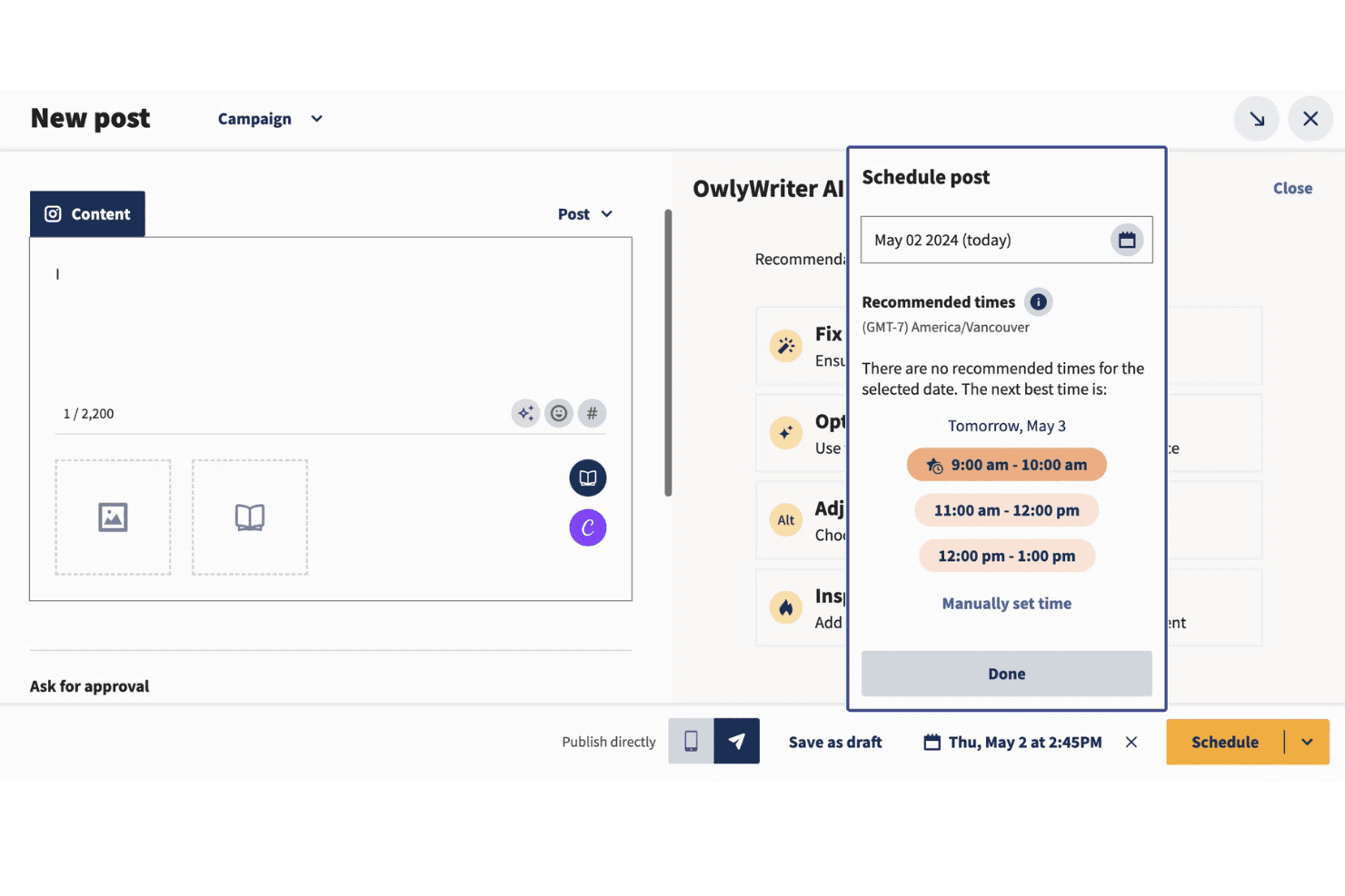 Hootsuite screenshot