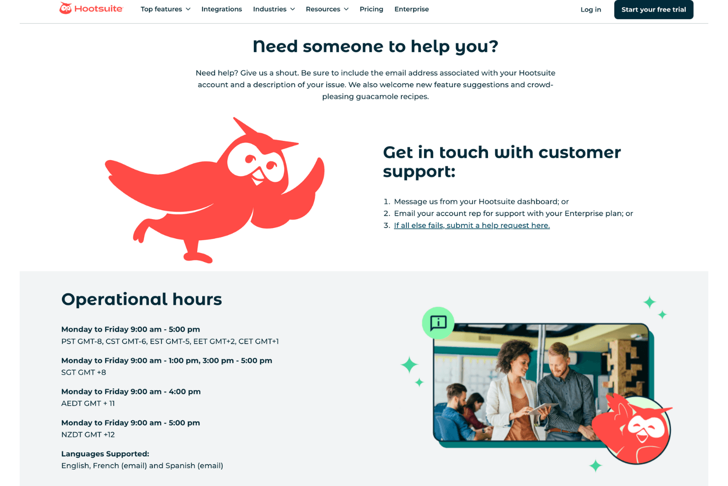 Hootsuite screenshot