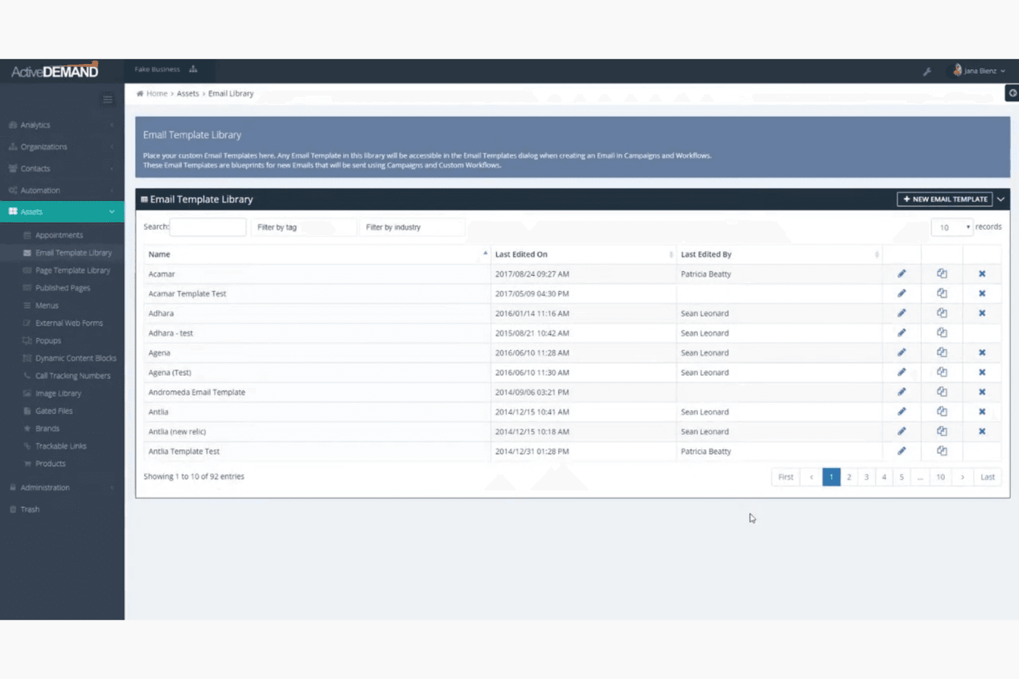 ActiveDemand screenshot