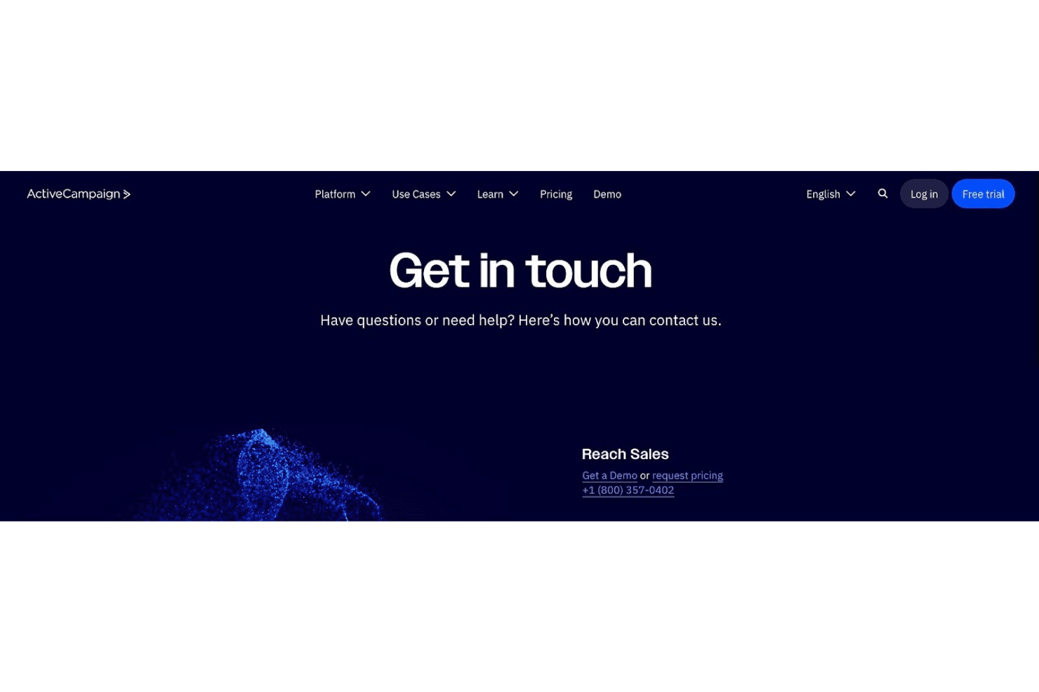 ActiveCampaign screenshot