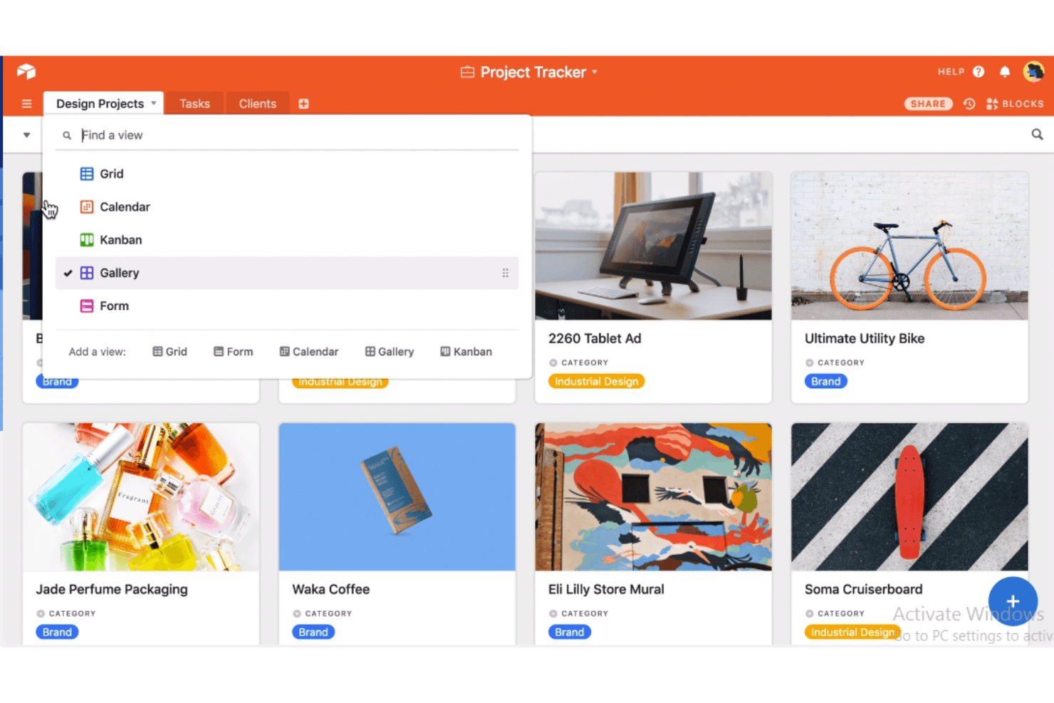 Airtable screenshot