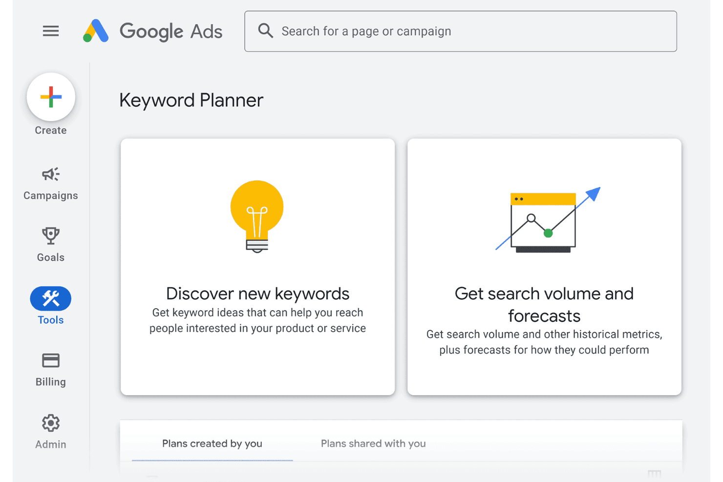 Google Ads screenshot