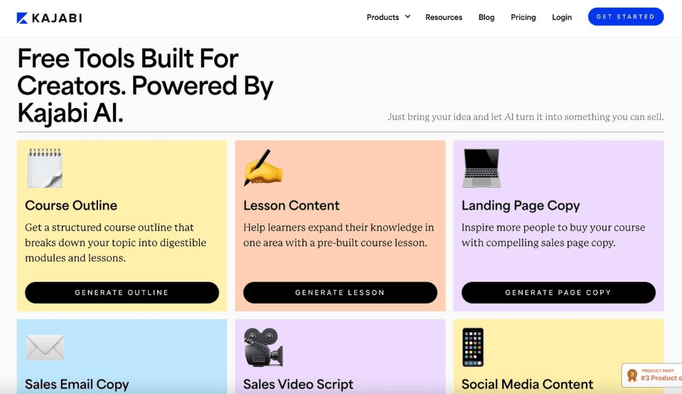 Kajabi screenshot