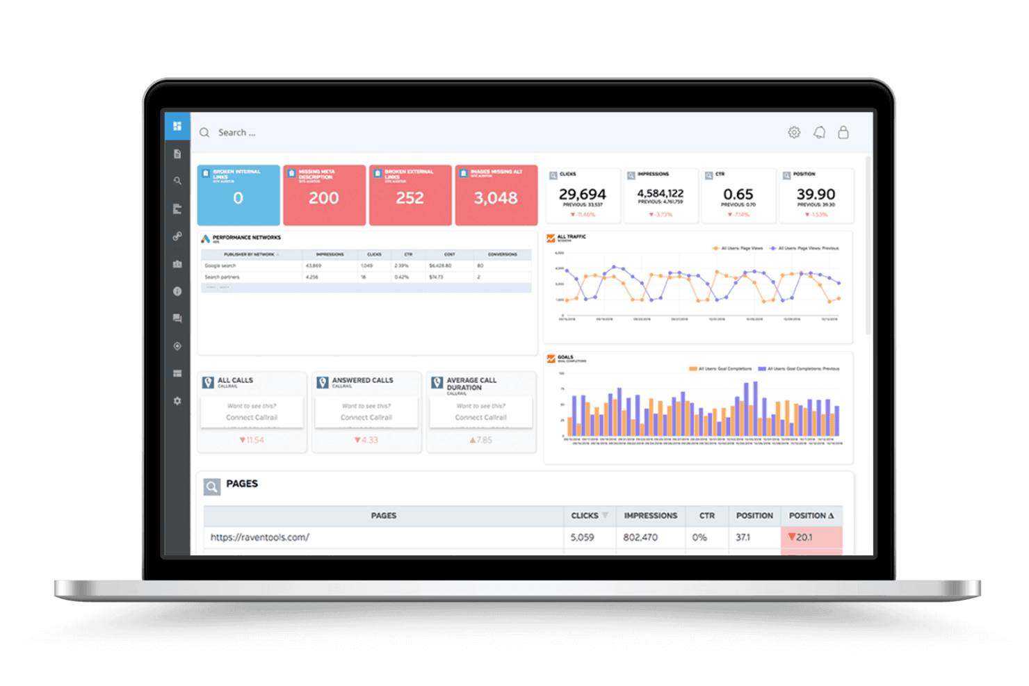 Raven Tools screenshot