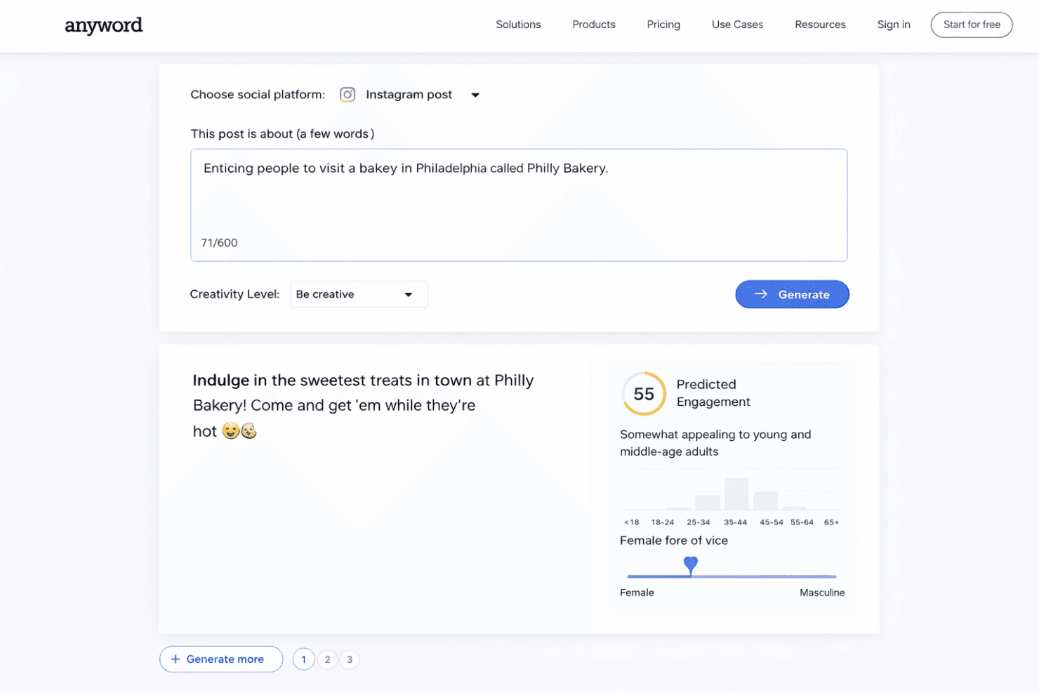 Anyword screenshot