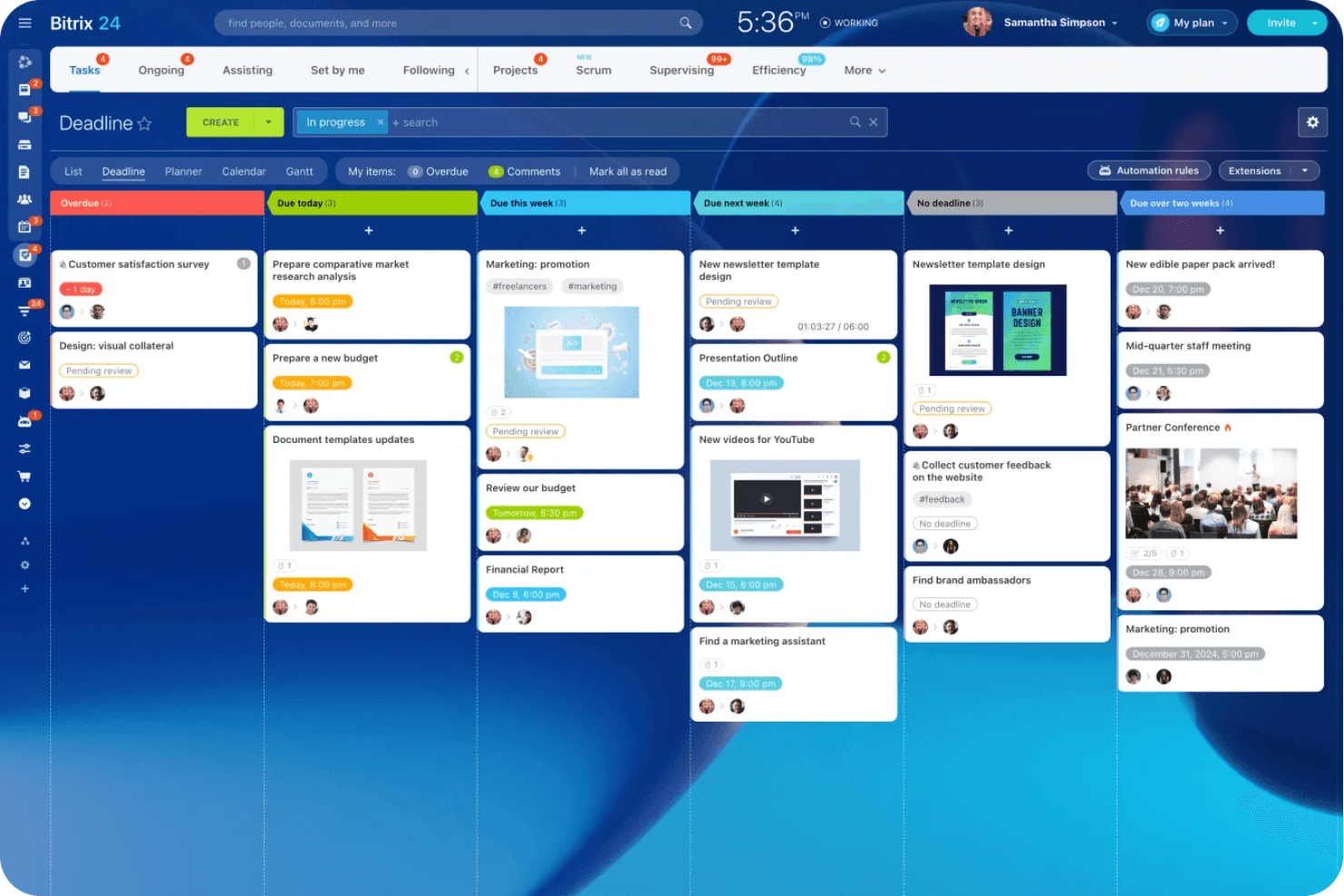 Bitrix24 screenshot