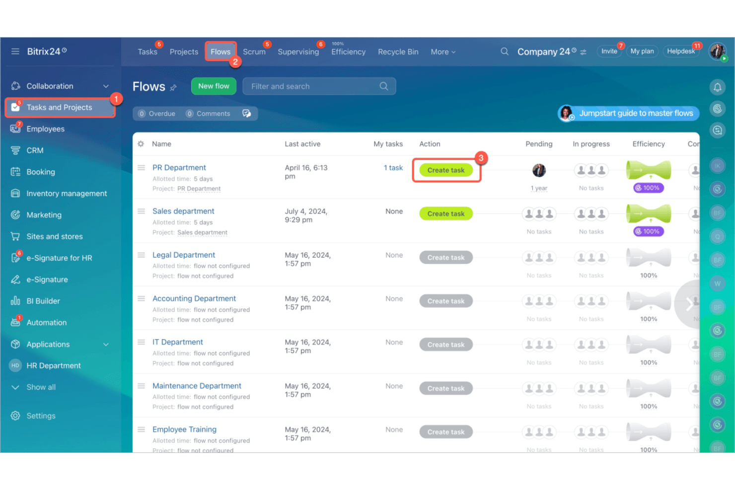 Bitrix24 screenshot