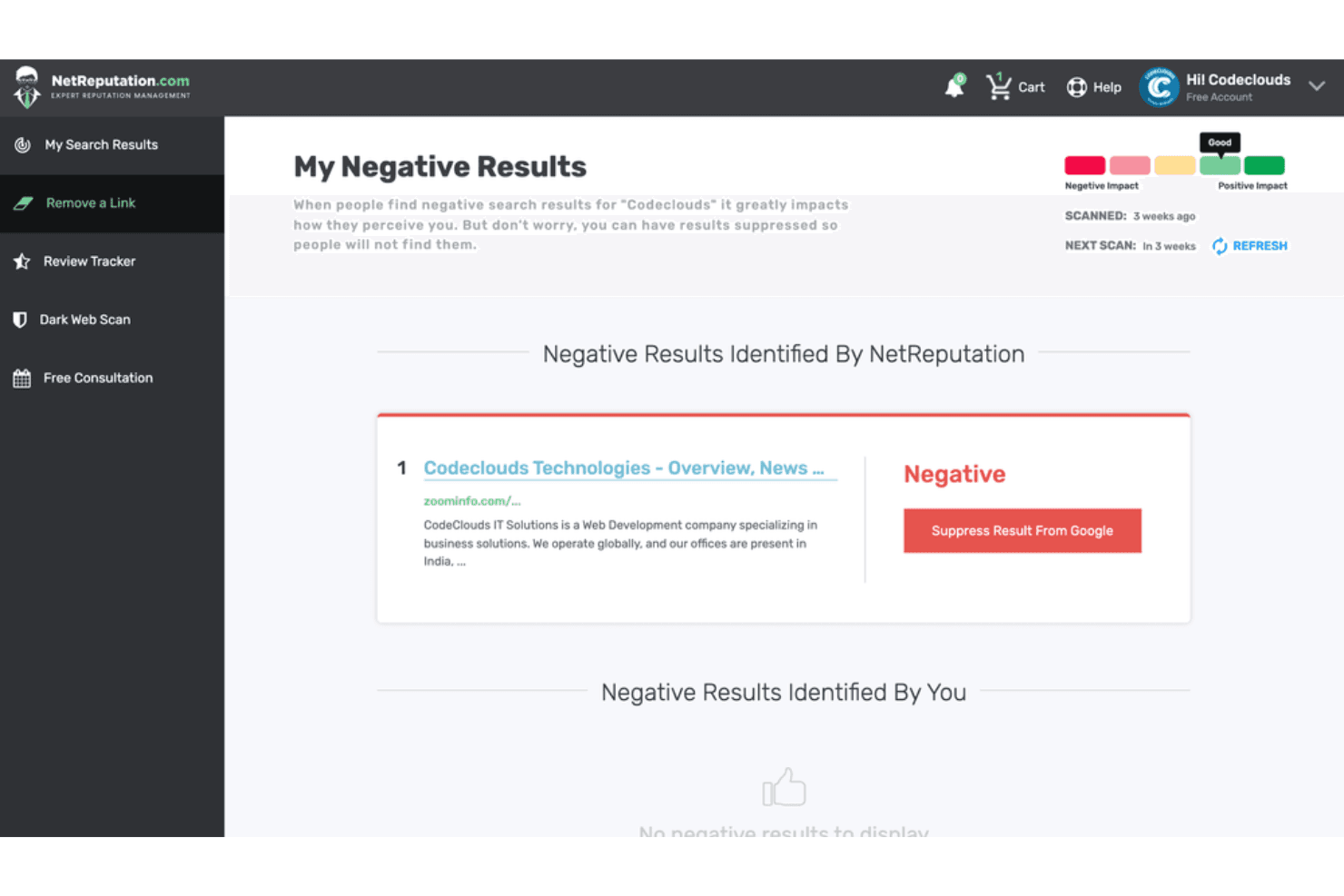 NetReputation screenshot