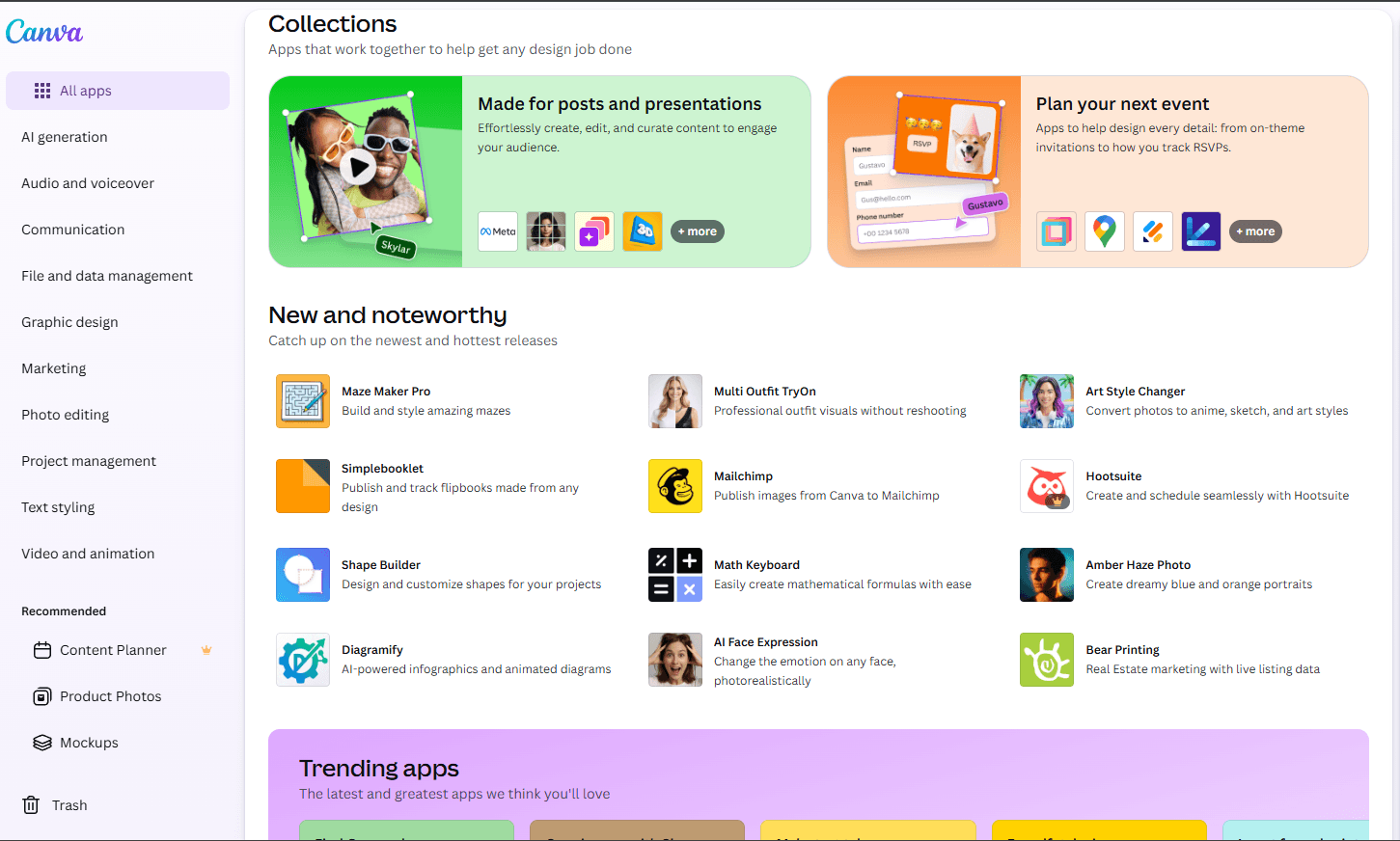 Canva screenshot
