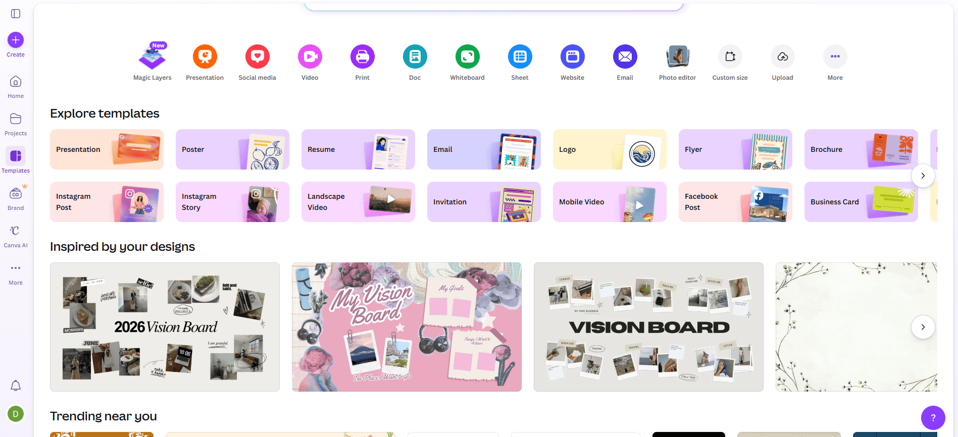 Canva screenshot