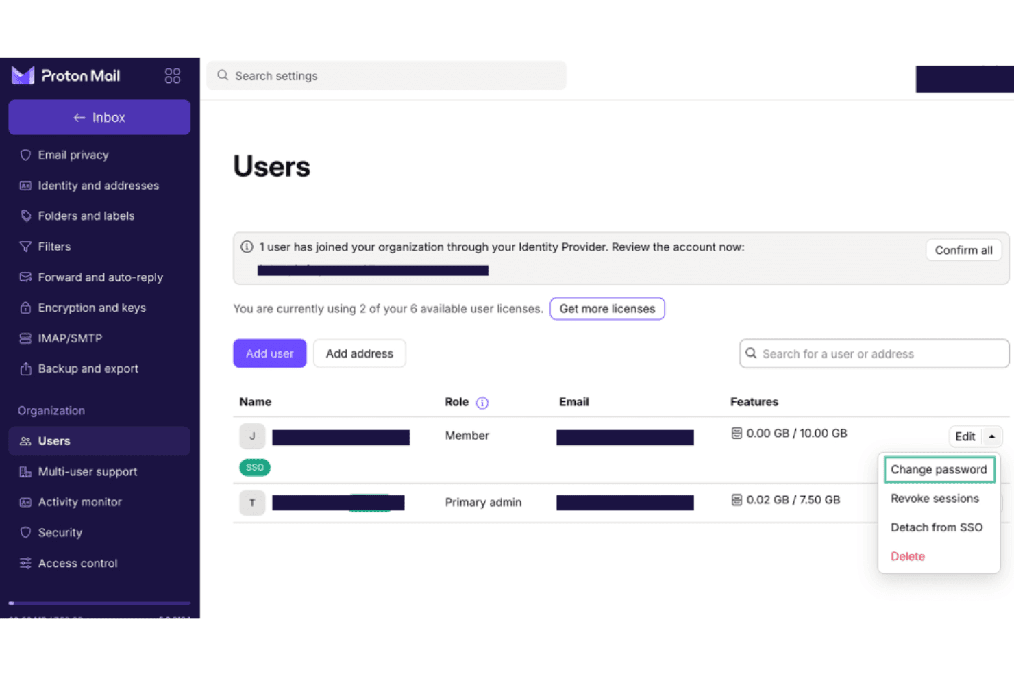 ProtonMail screenshot