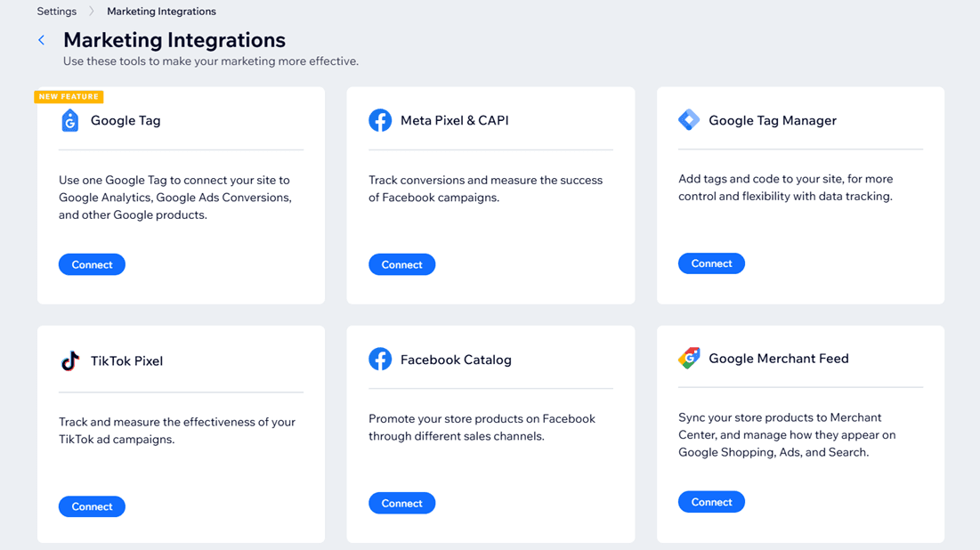 Wix screenshot