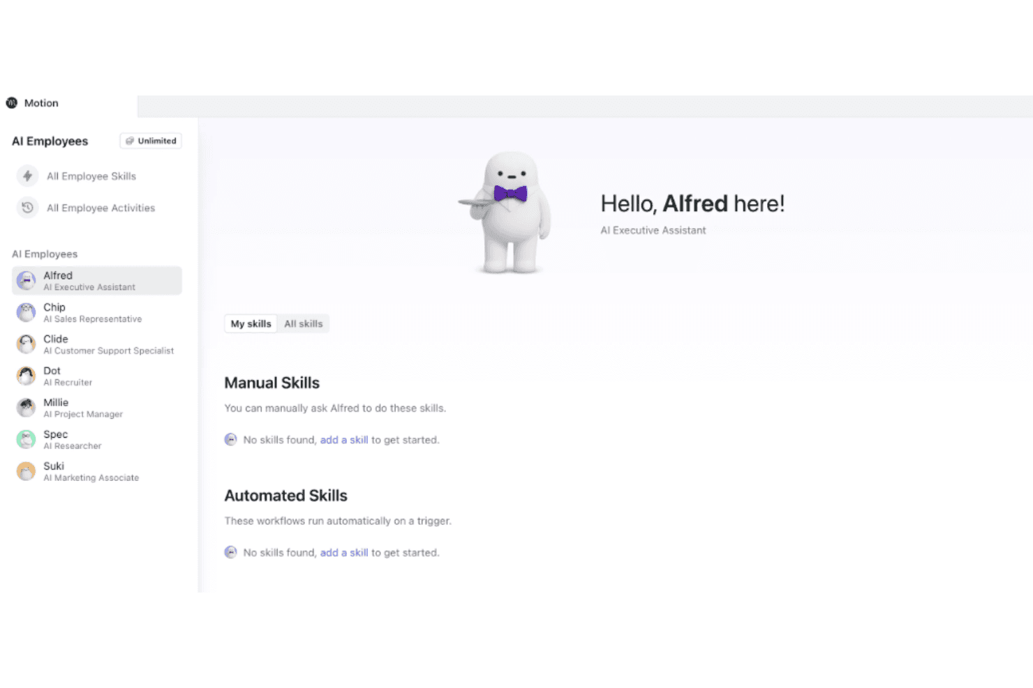 Motion screenshot