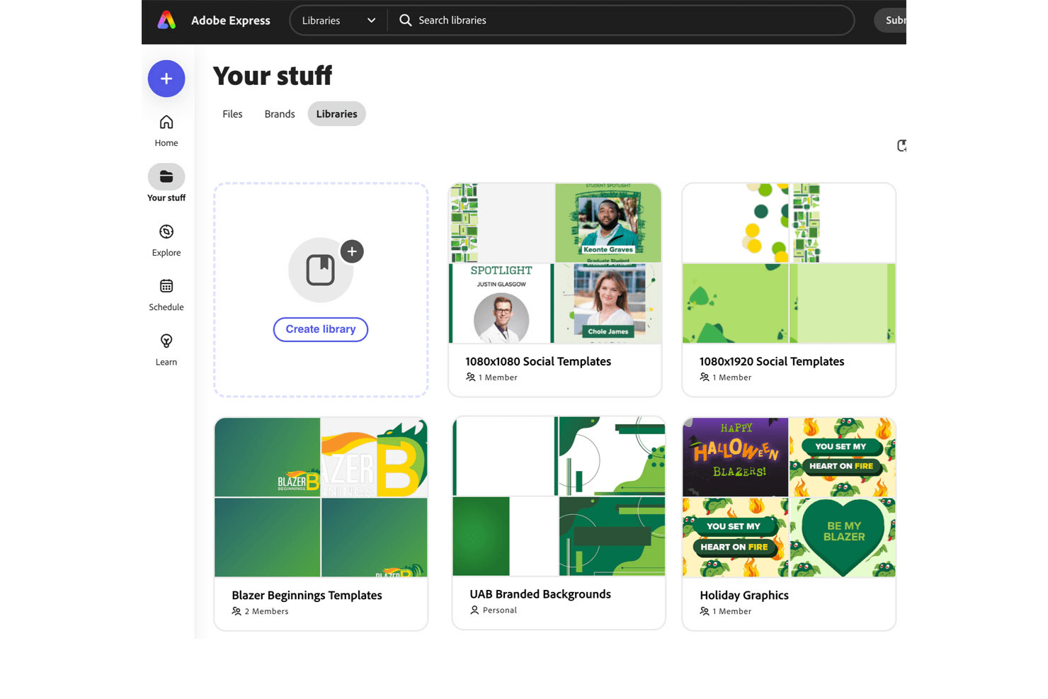 Adobe Express screenshot