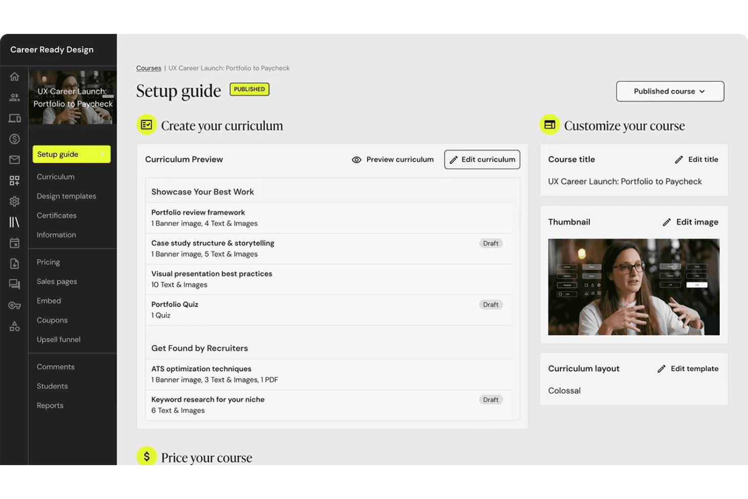 Teachable screenshot