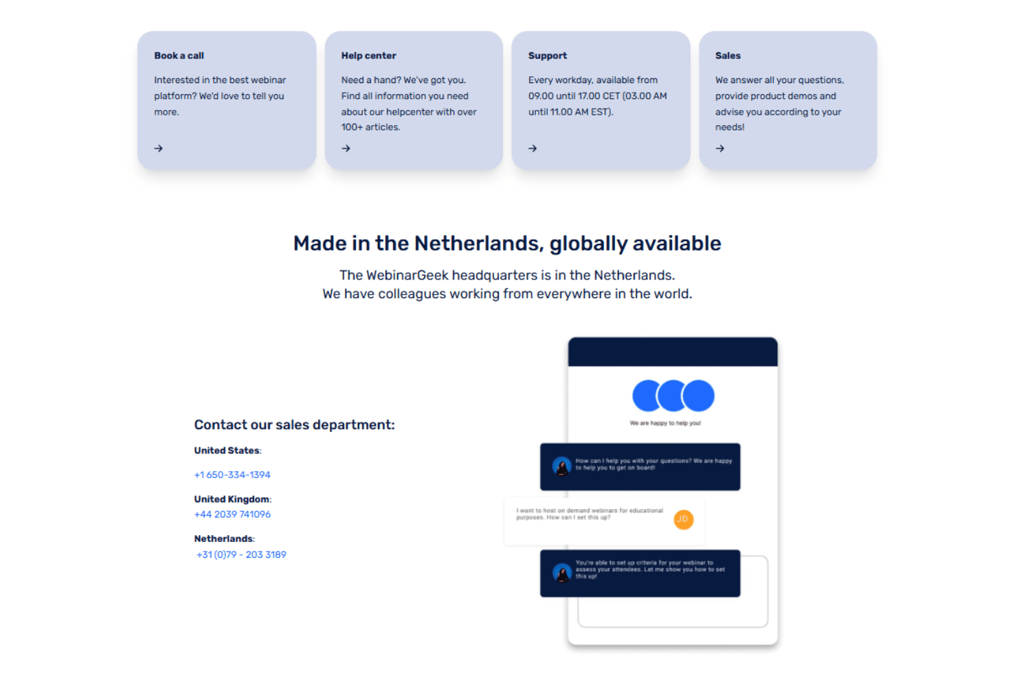 WebinarGeek screenshot