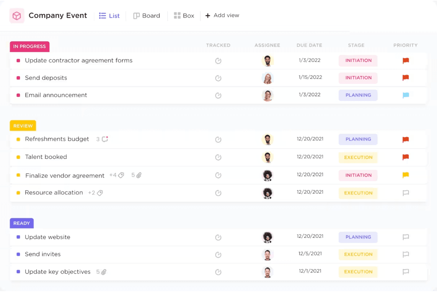 ClickUp screenshot