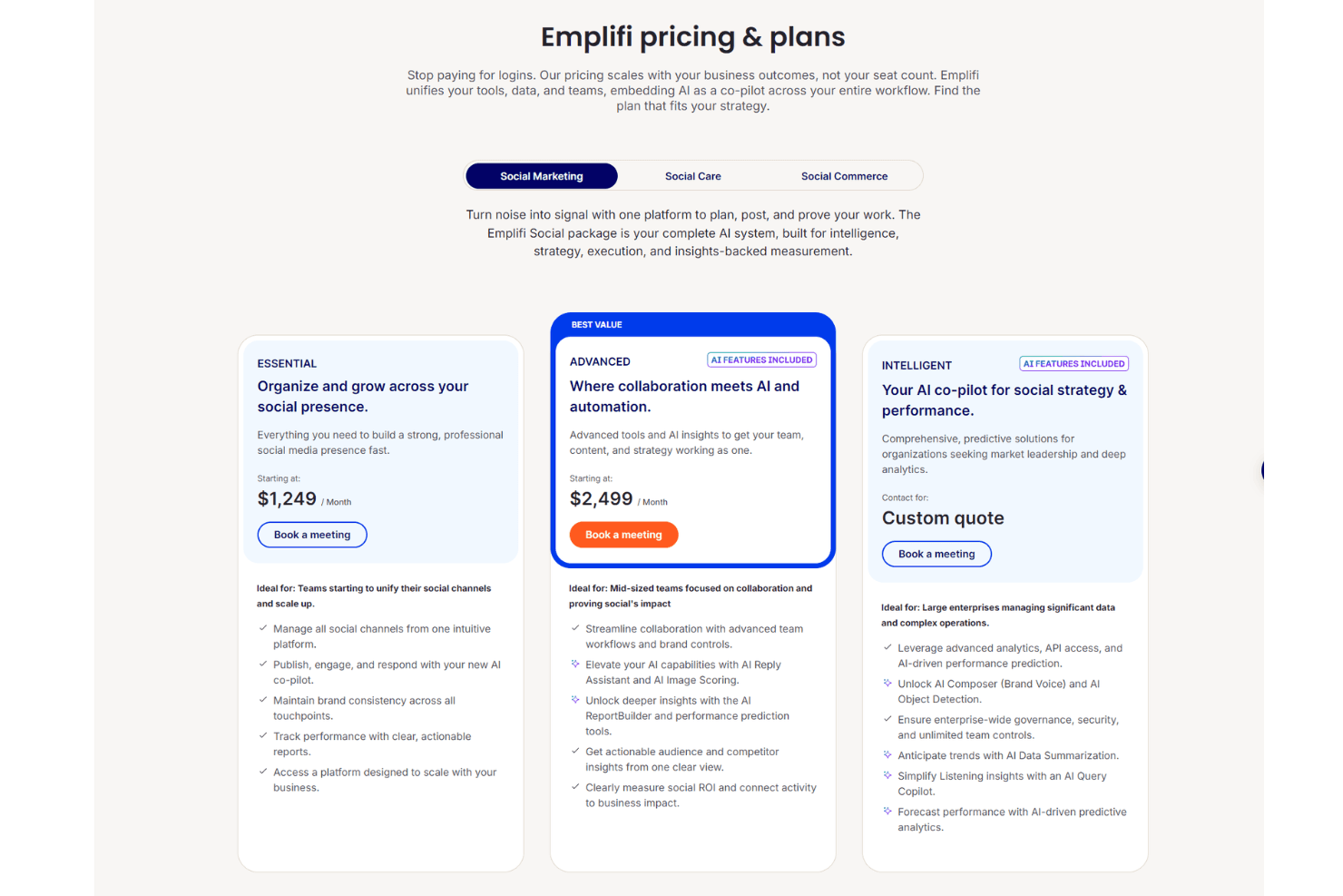 Emplifi screenshot