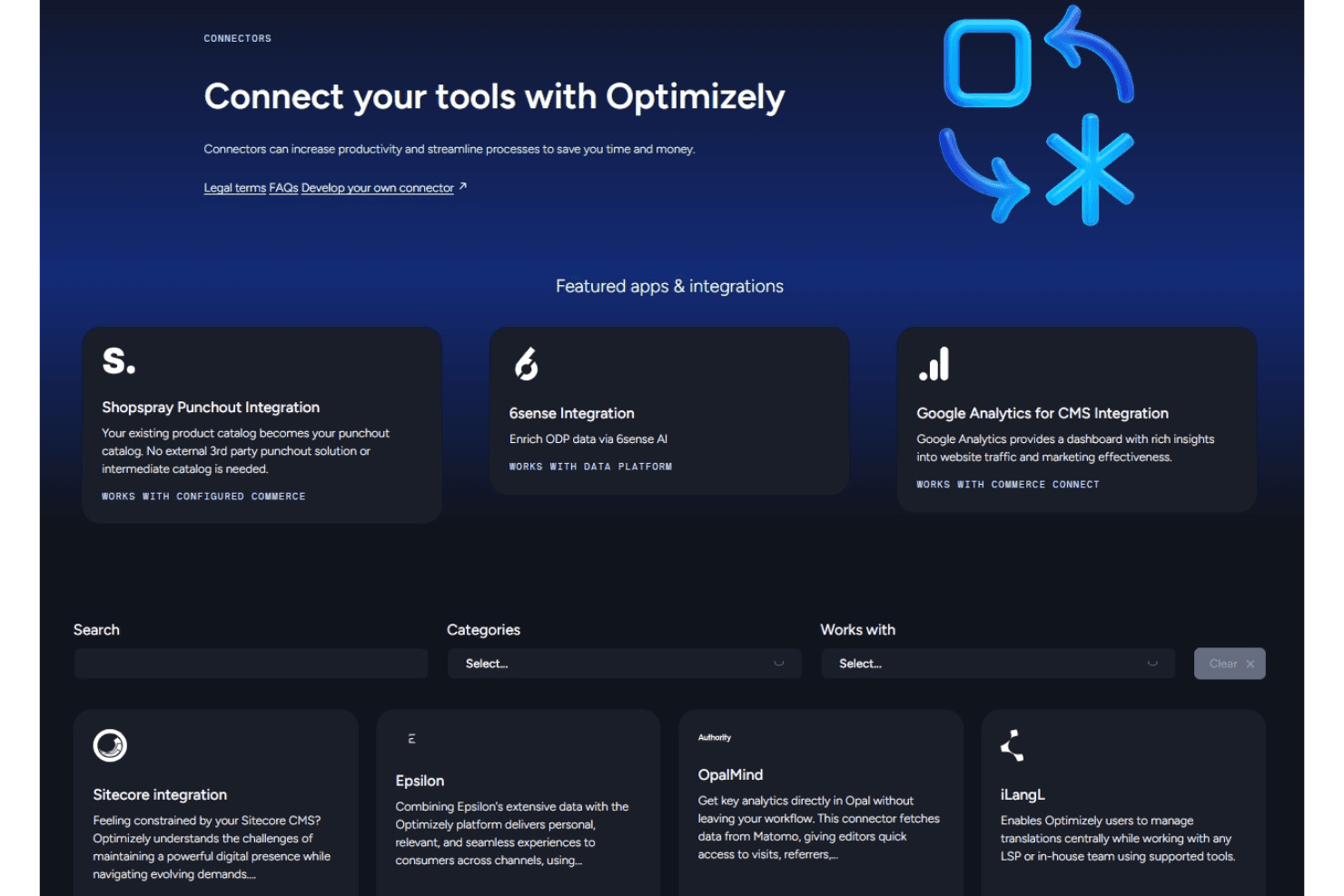 Optimizely screenshot
