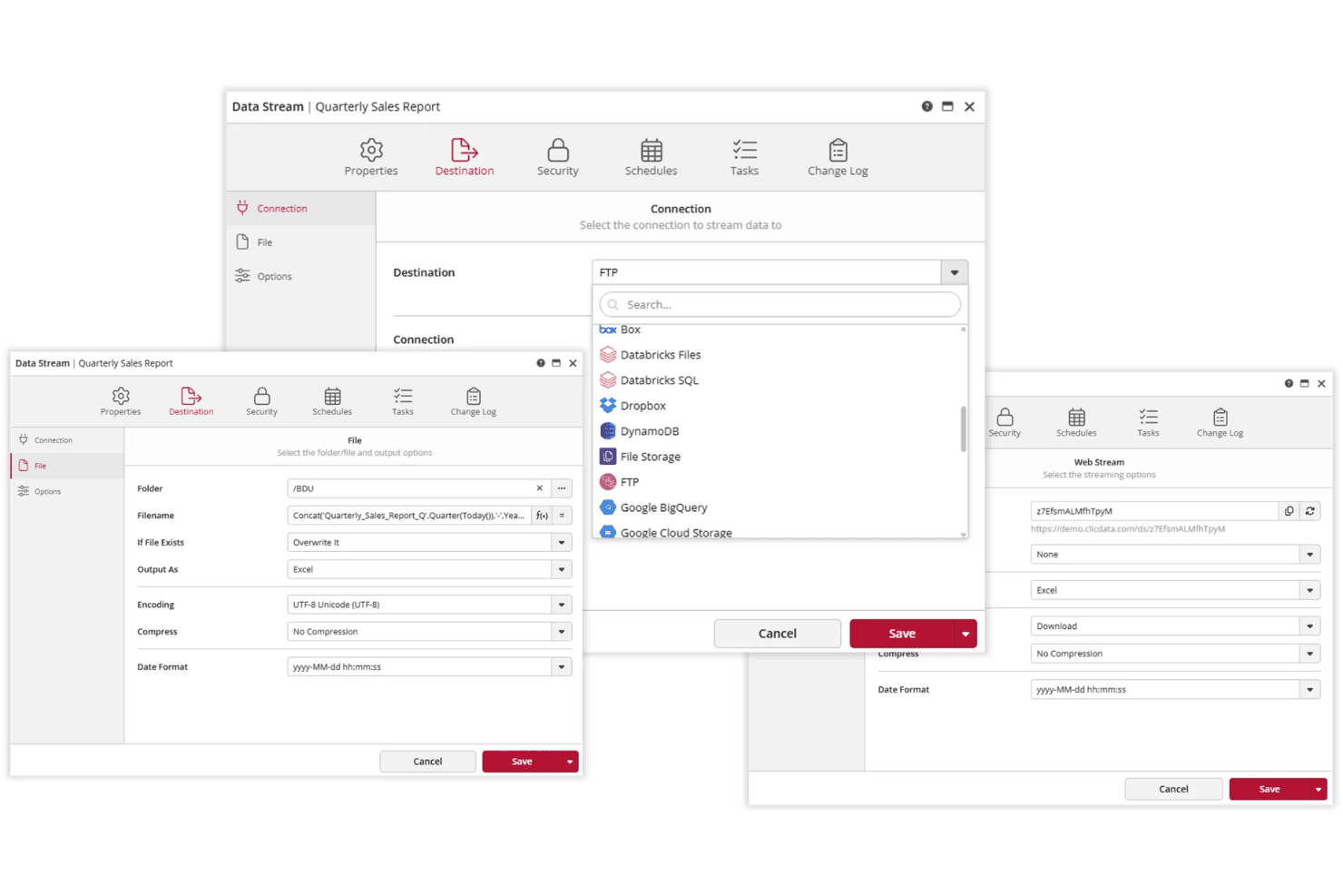 ClicData screenshot