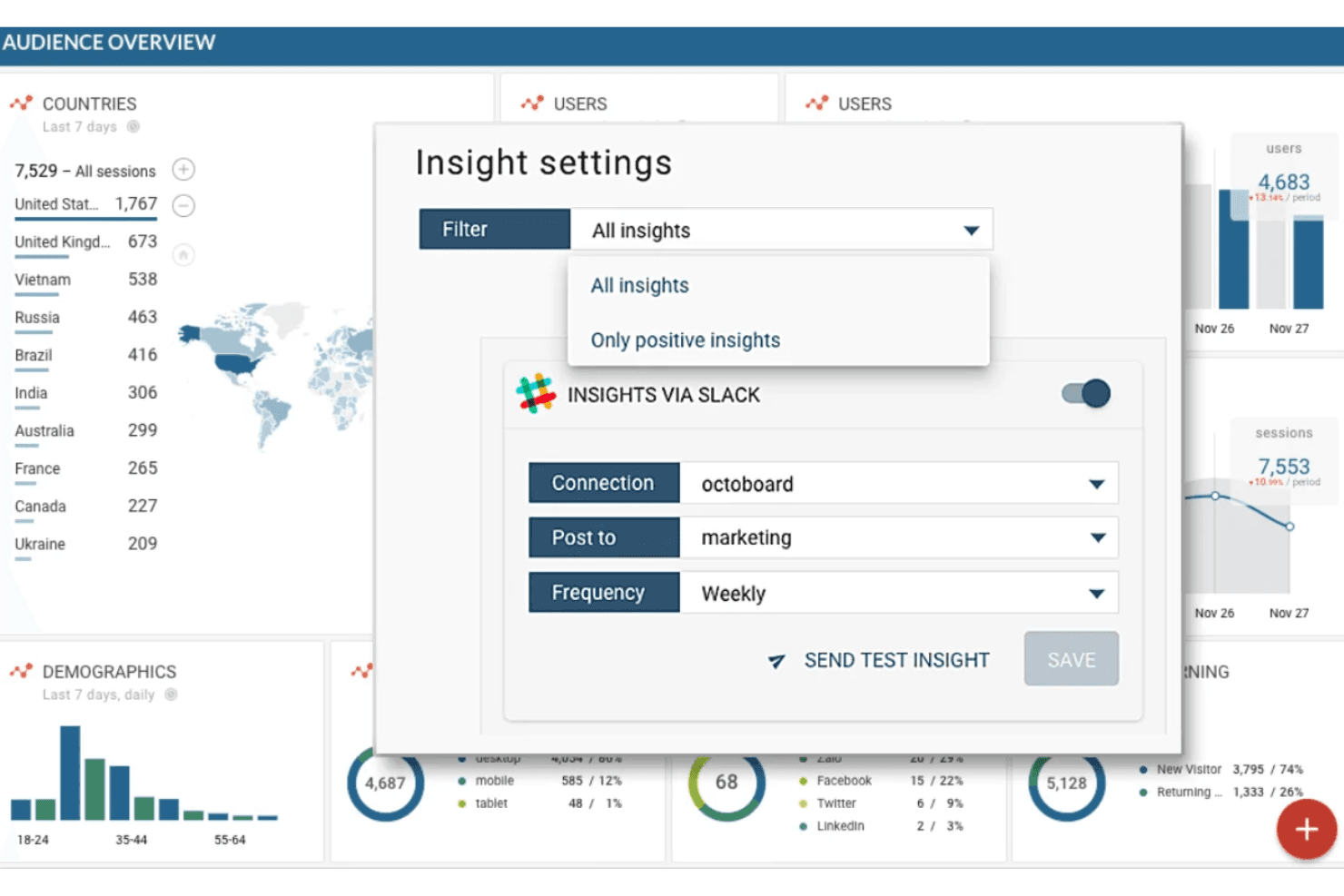 Octoboard screenshot