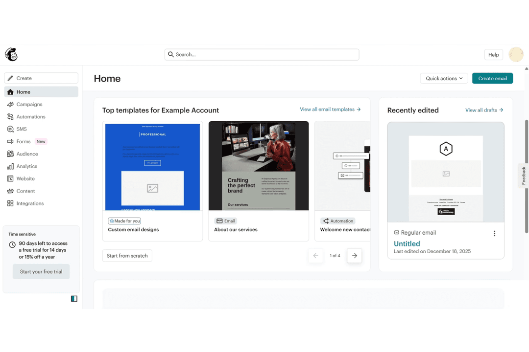 Manages campaigns, automates emails, and tracks marketing performance.