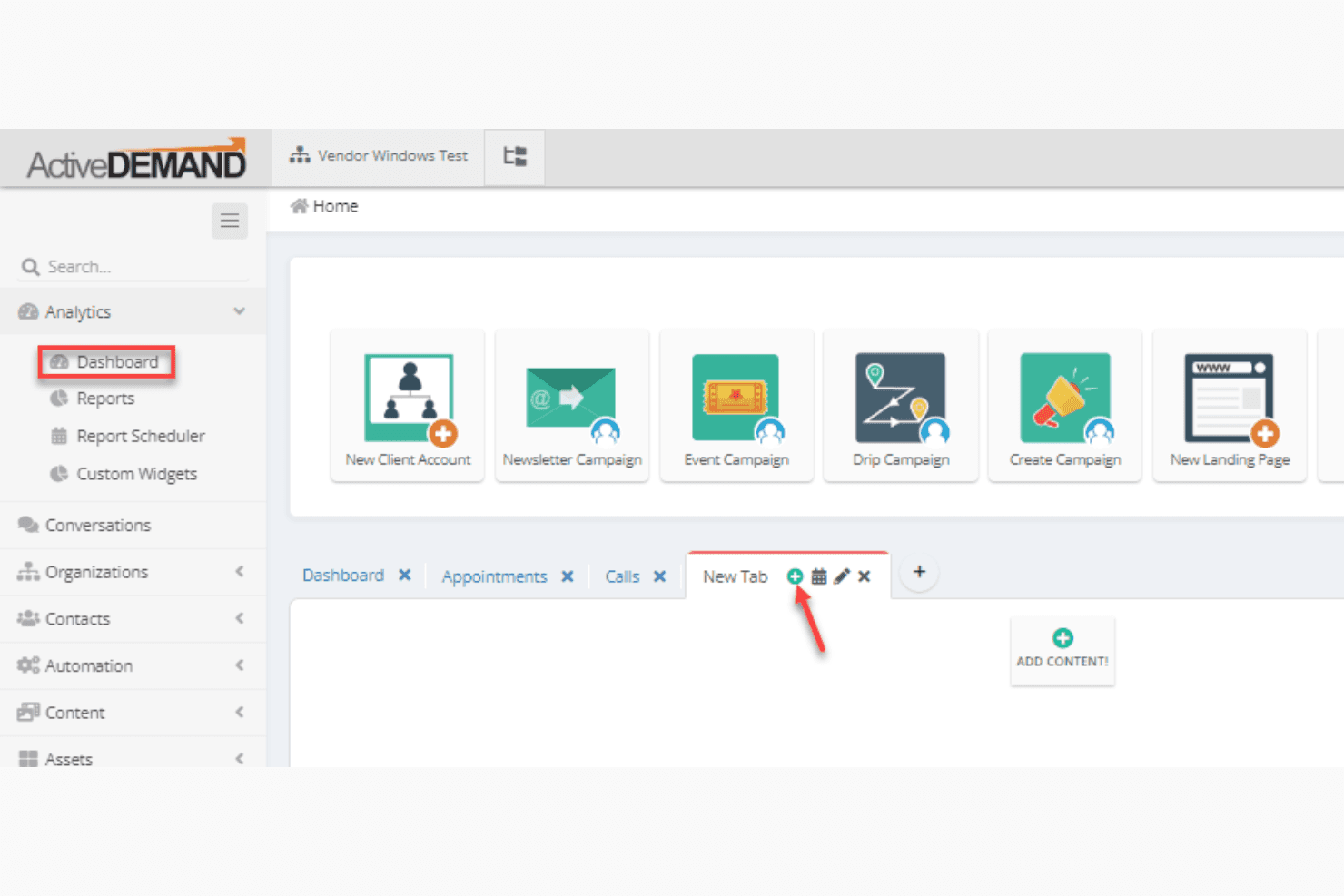 ActiveDemand automates outreach to generate and qualify new leads.