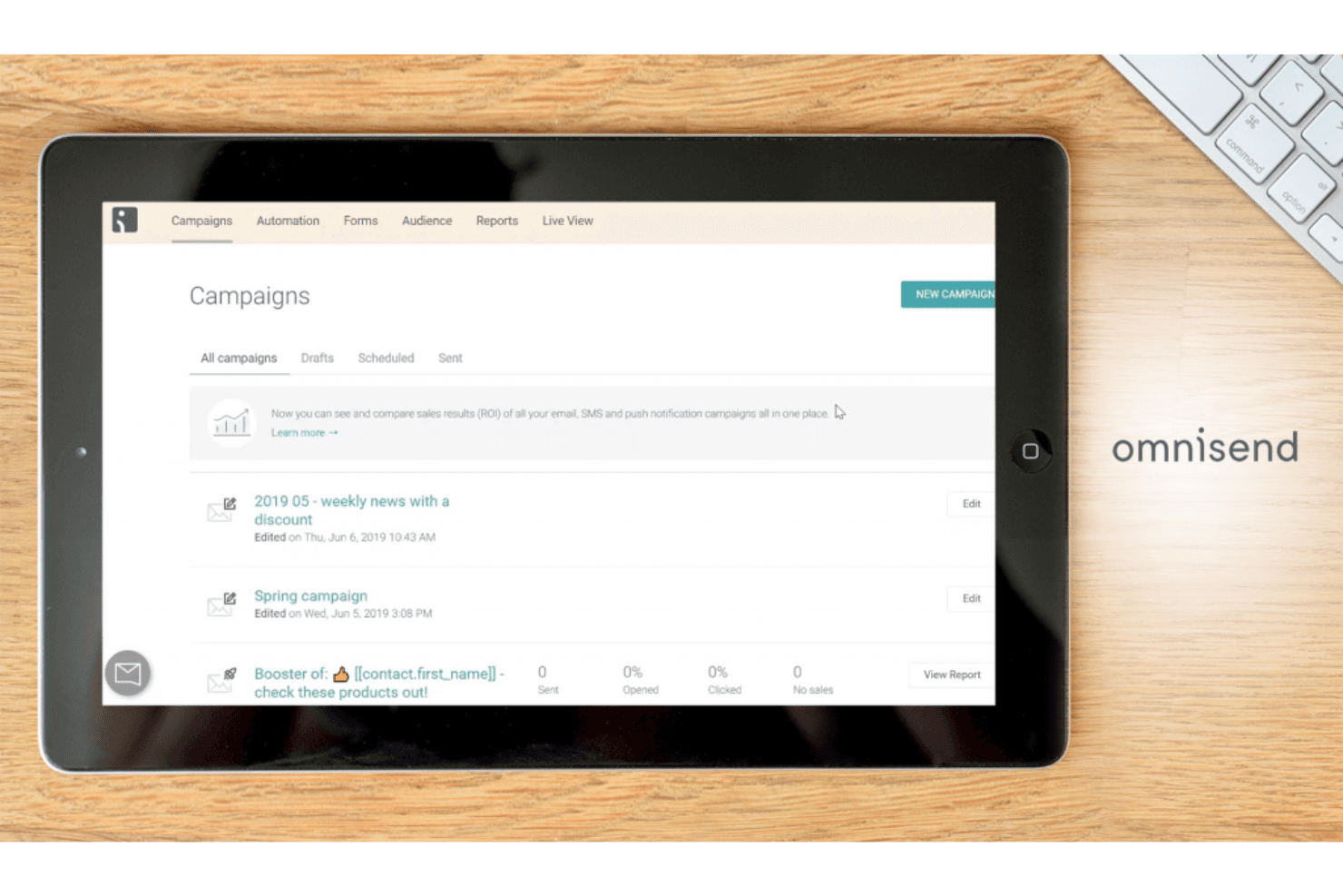 Omnisend automates email, SMS, and multichannel marketing campaigns.