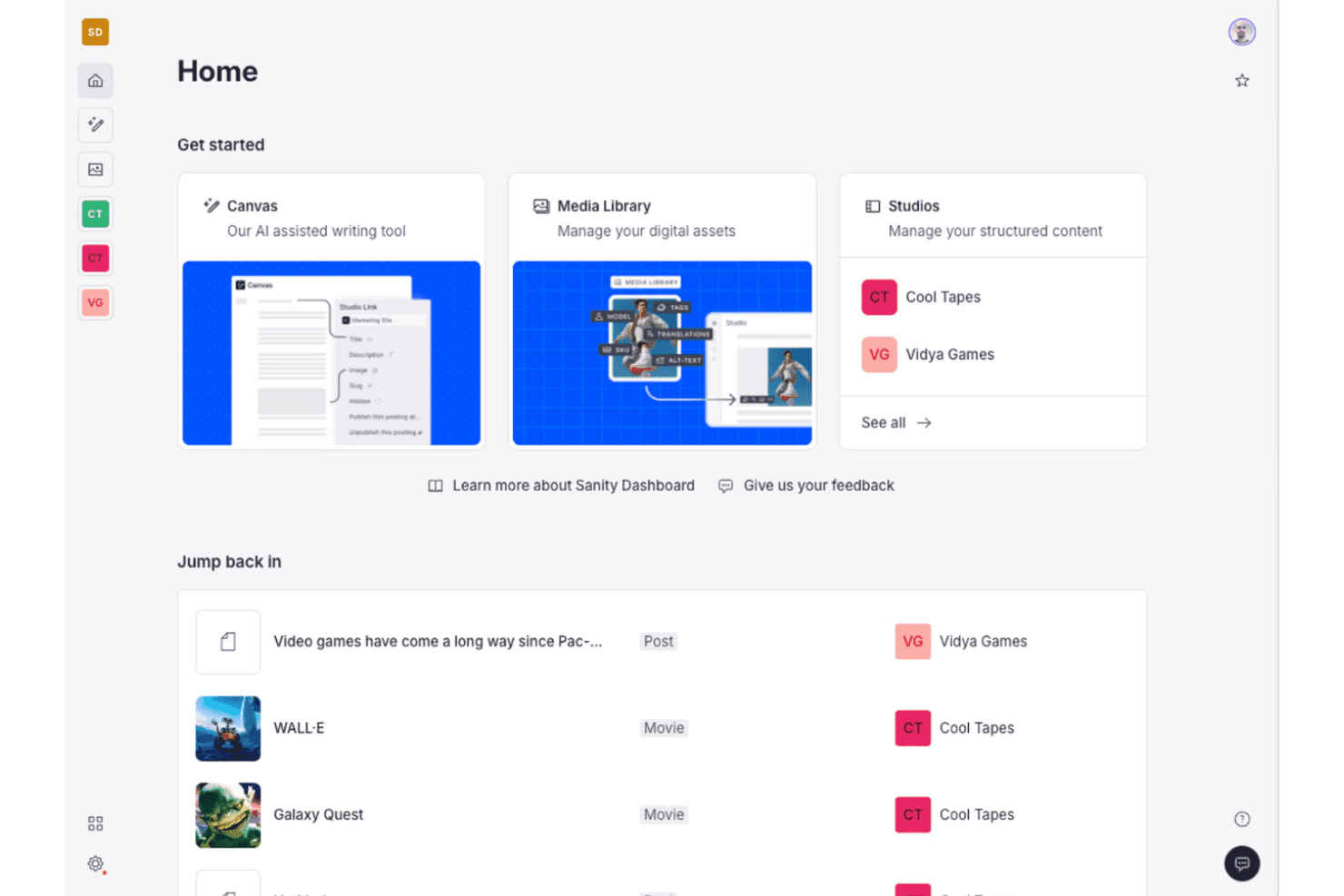 Sanity.io delivers structured content through a flexible, API-first headless CMS.