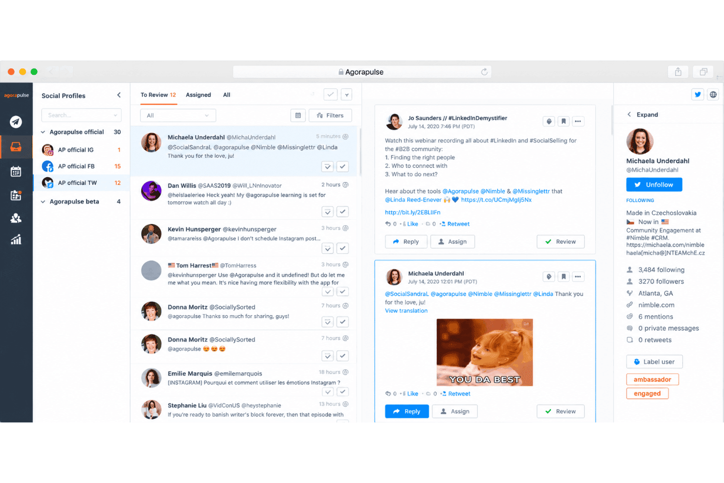 Archie by Agorapulse turns long-form content into on-brand social media posts.