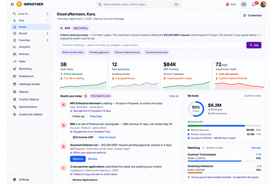 Impartner centralizes local partner marketing, campaigns, leads, and reporting.