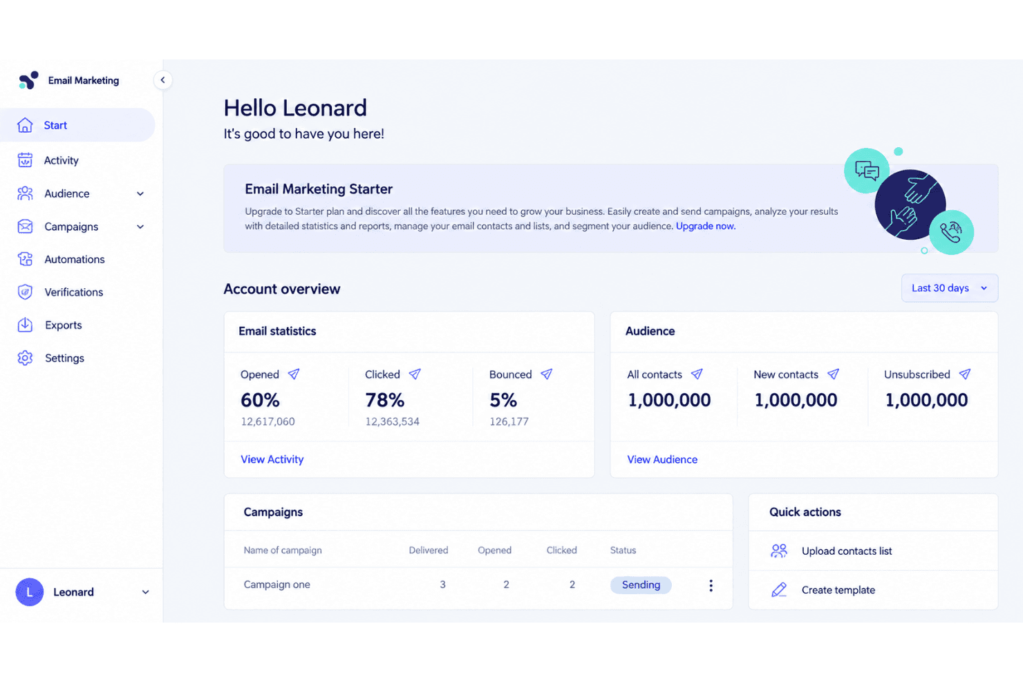 Elastic Email streamlines email marketing with automated campaigns and transactional messaging.