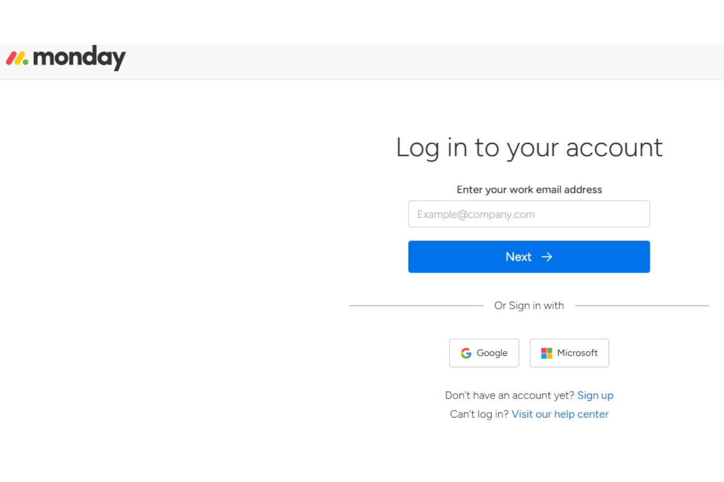 monday.com onboarding with templates, tutorials, and support resources.