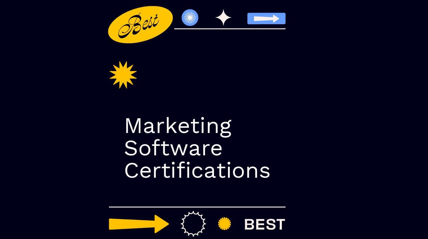 Marketing software certifications generic best of