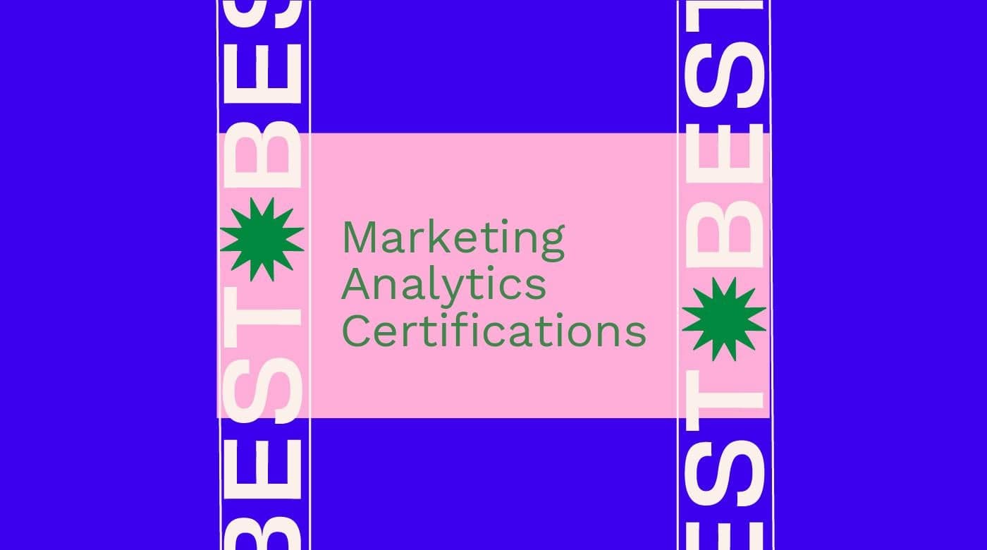 Marketing analytics certifications generic best of