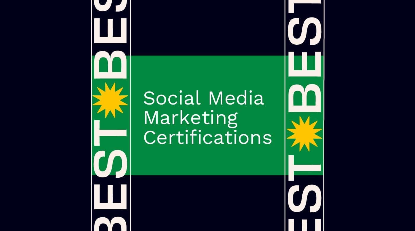 Social media marketing certifications generic best of 03733