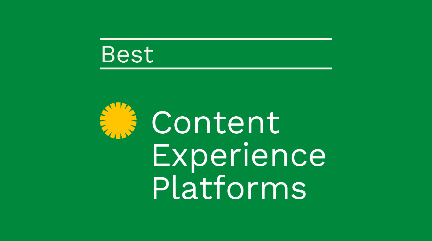 Content experience platforms best tools 01603