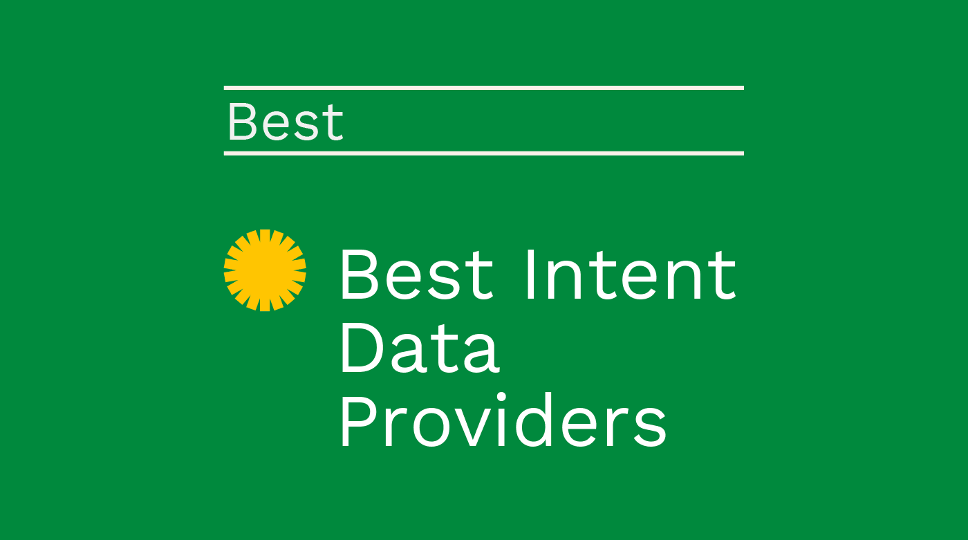 Best intent data providers best tools 12552
