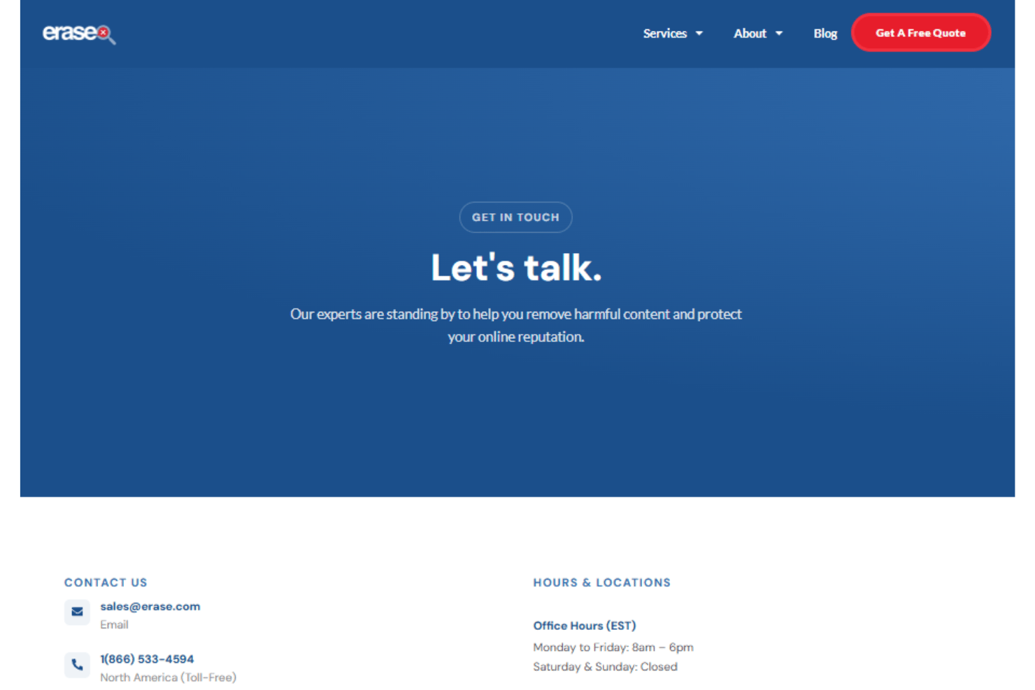 screenshot - Erase.com Review: Pros, Cons, Features and Pricing Guide