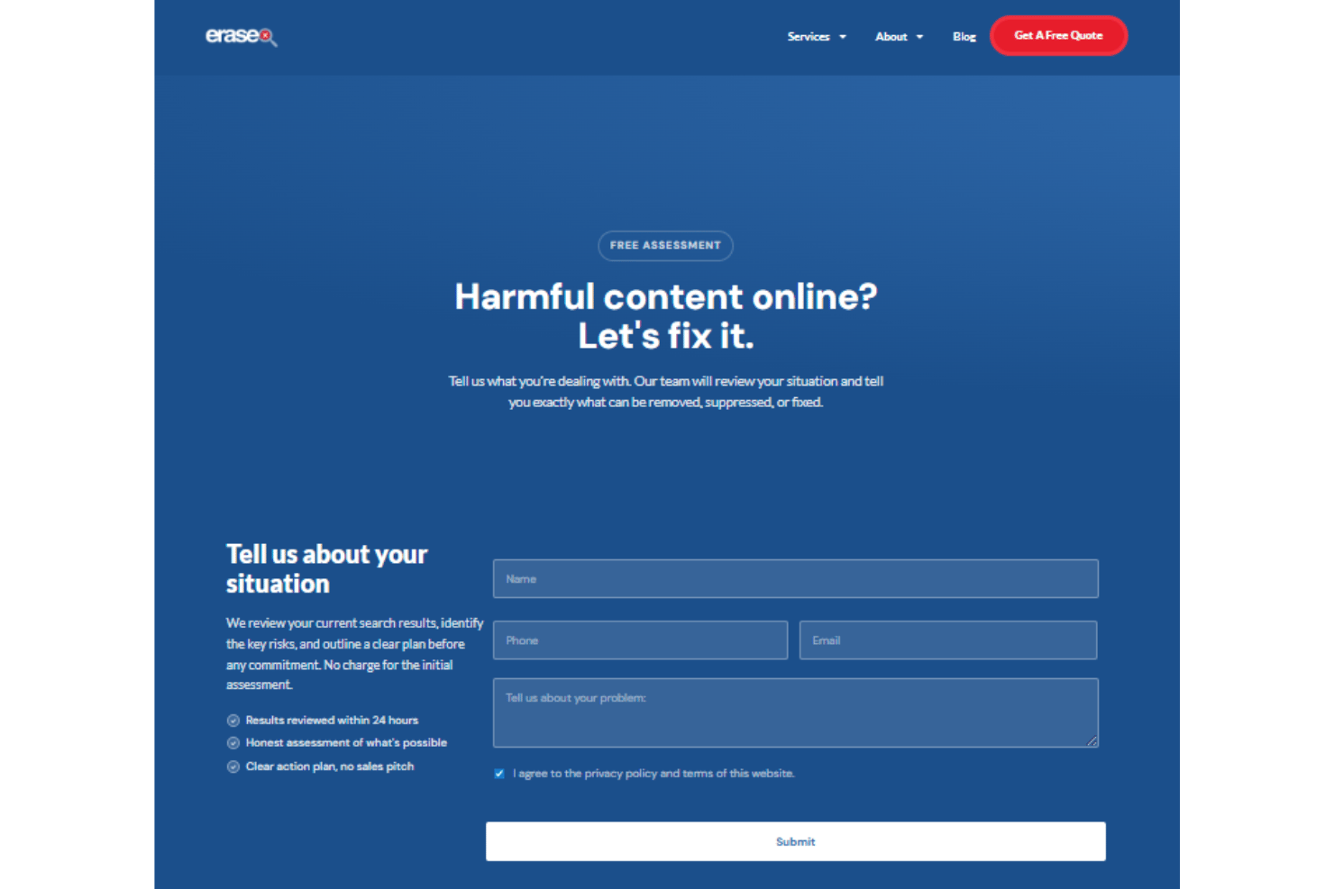screenshot - Erase.com Review: Pros, Cons, Features and Pricing Guide