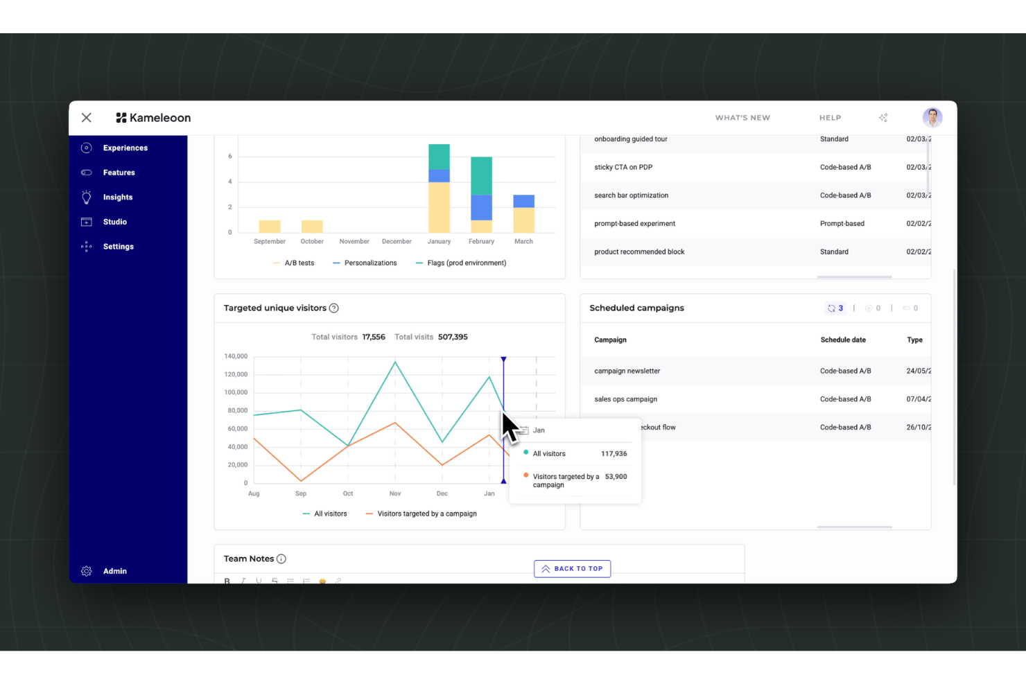 screenshot - Kameleoon Review: Pros, Cons, Features and Pricing Explained