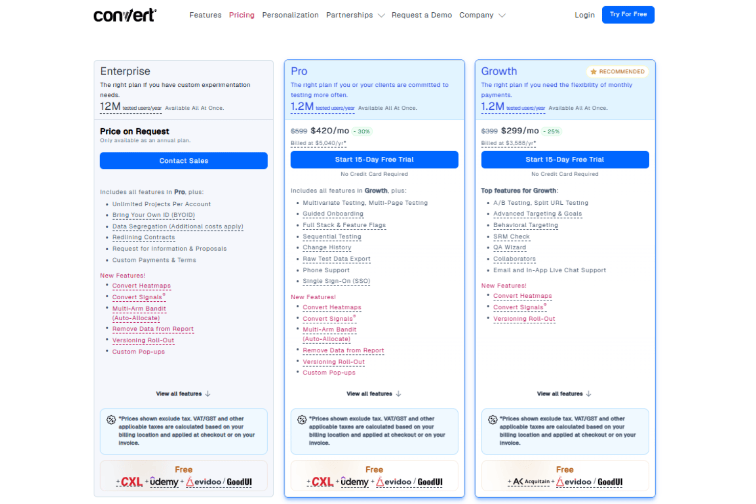 screenshot - Convert Experiences Review: Pros, Cons, Features and Pricing Explained