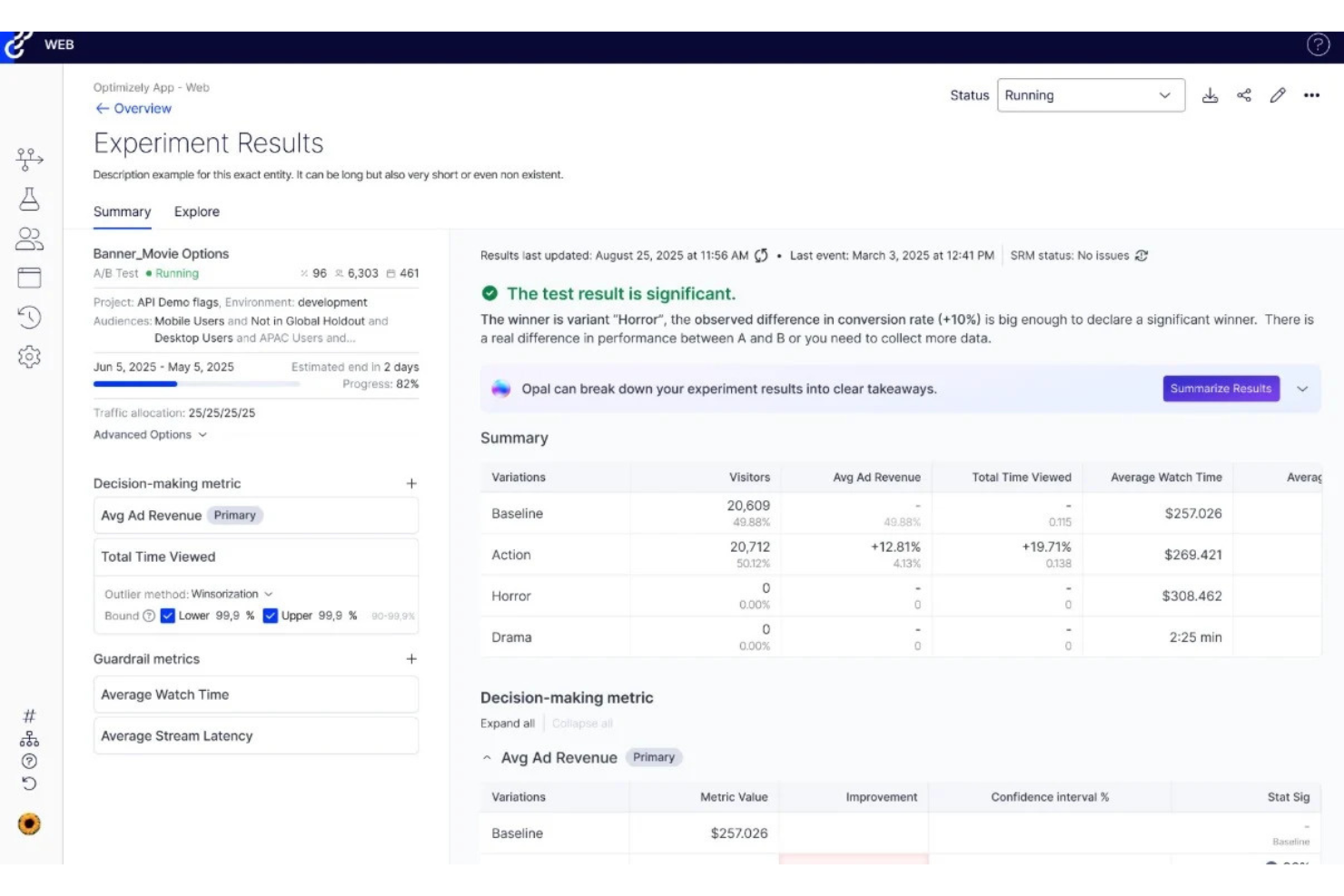 screenshot - Avis sur Optimizely 2026 : Avantages, Inconvénients, Fonctionnalités et Tarifs