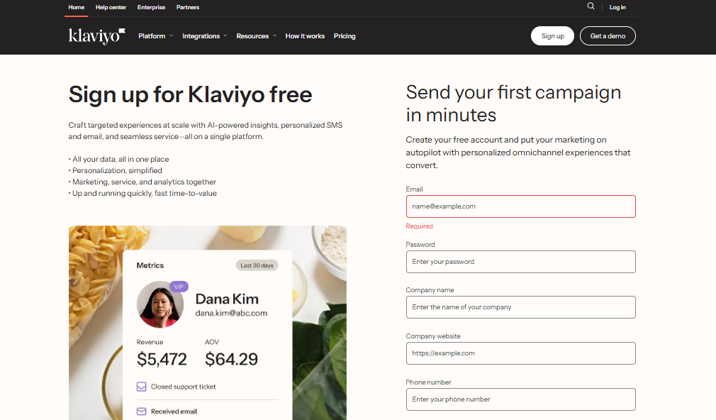 screenshot - Klaviyo Review: Pros, Cons, Features, and Pricing Explained
