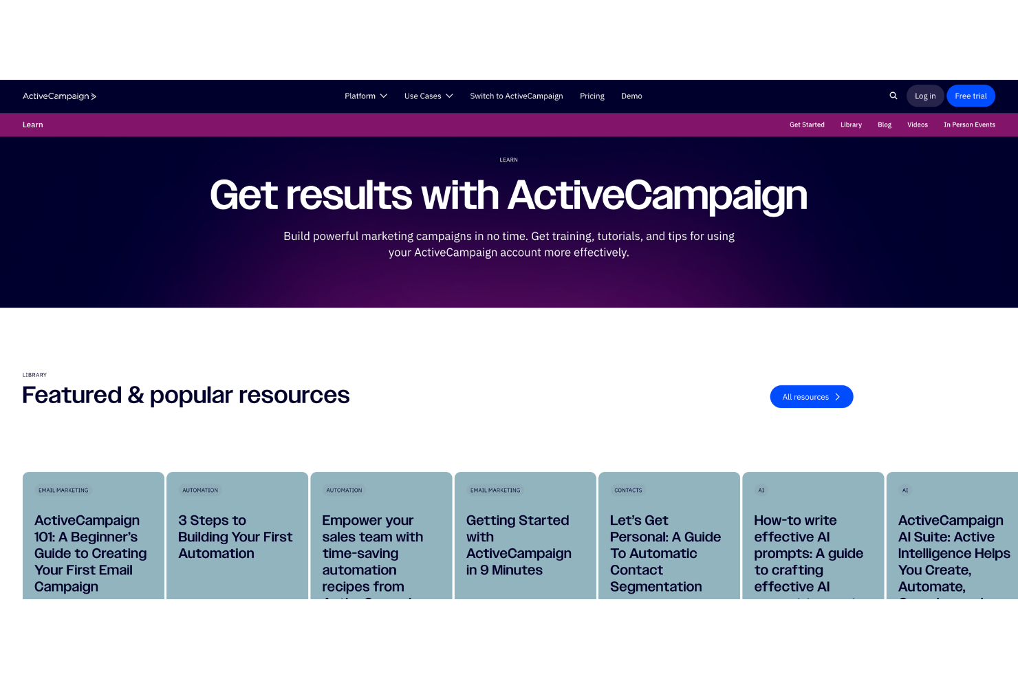 screenshot - ActiveCampaign Review 2026: Pros, Cons, Features, and Pricing