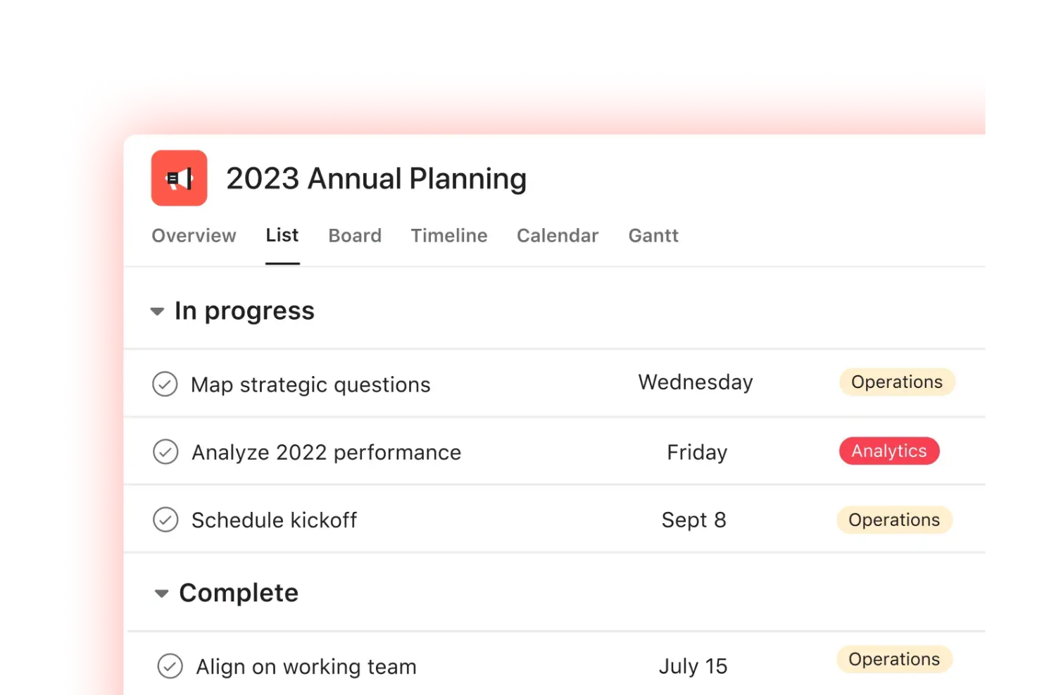screenshot - Asana Review: Pros, Cons, Features, and Pricing