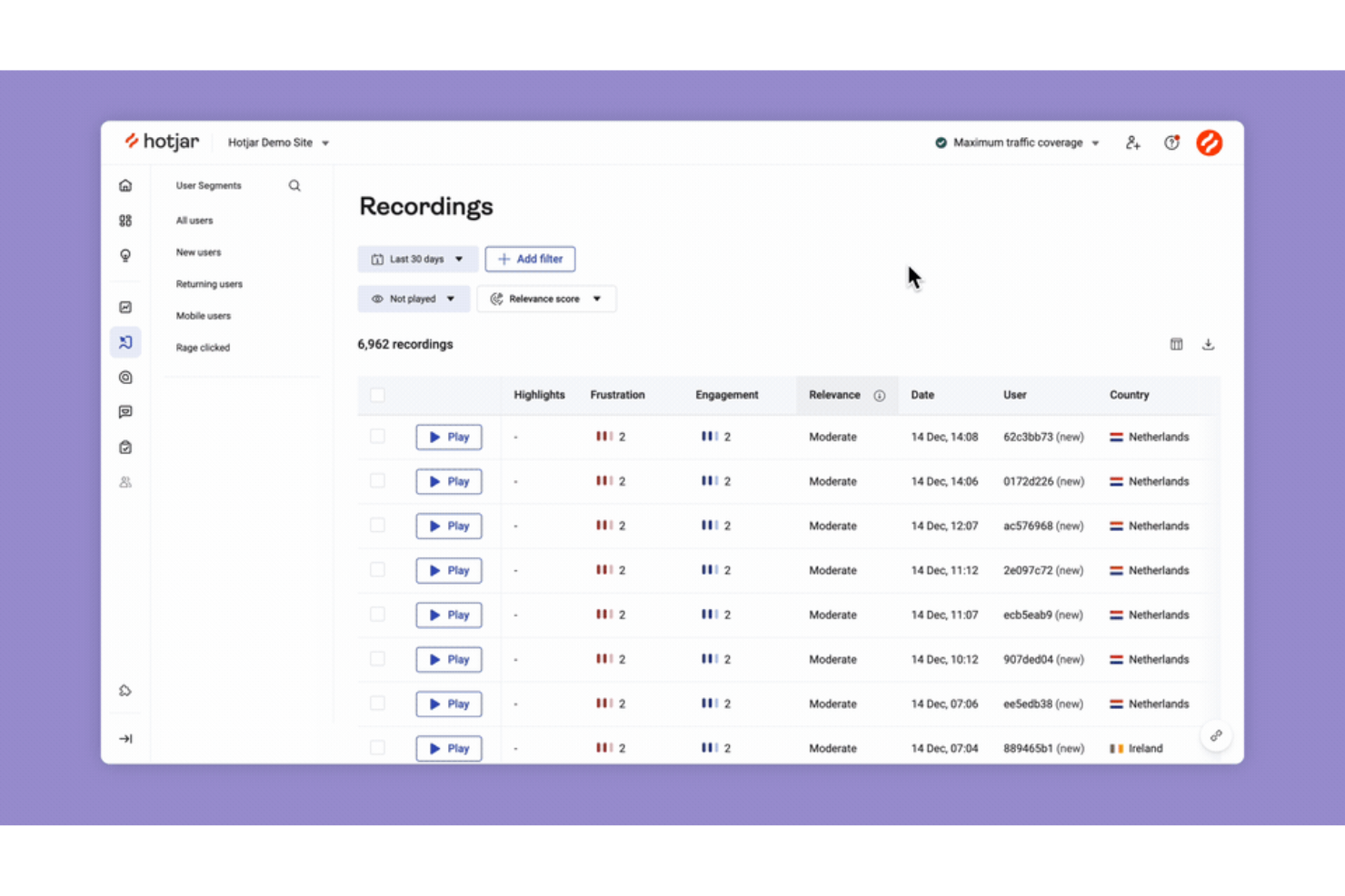 screenshot - Hotjar Review: Pros, Cons, Features and Pricing