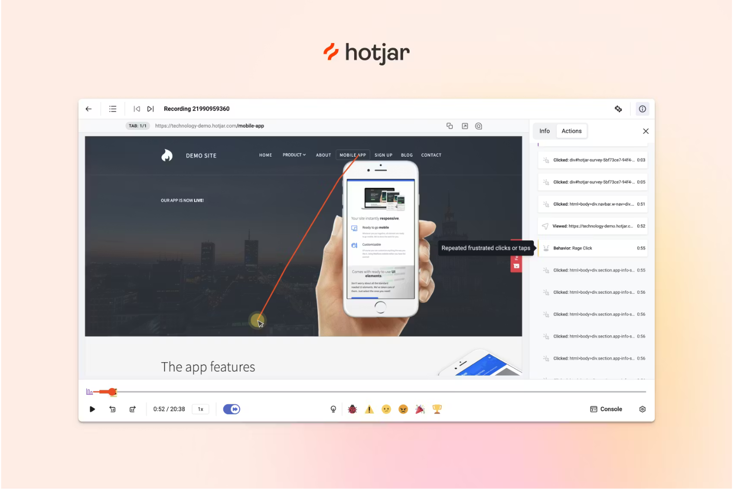 screenshot - Hotjar Review: Pros, Cons, Features and Pricing